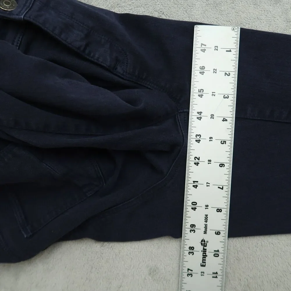 Chico's Jeans Women's Size 00 US-2 Blue Mid-Rise Girlfriend Crop 25.5